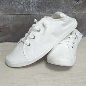 White Canvas Sneakers